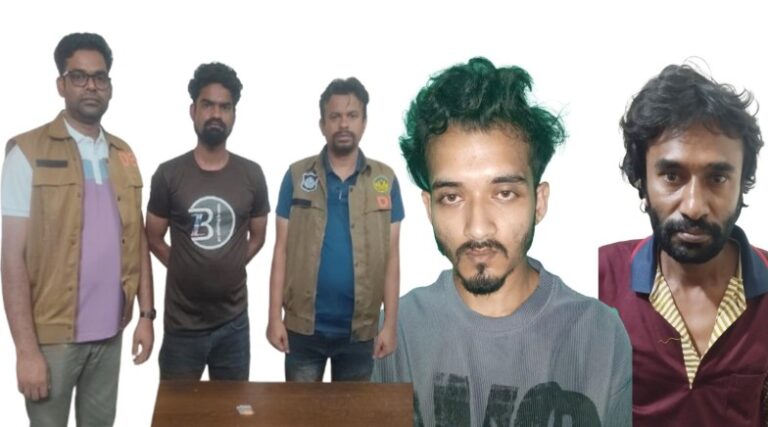 রাজশাহীতে আরএমপি’র মাদকবিরোধী অভিযানে ৩ জন মাদক ব্যবসায়ী গ্রেপ্তার