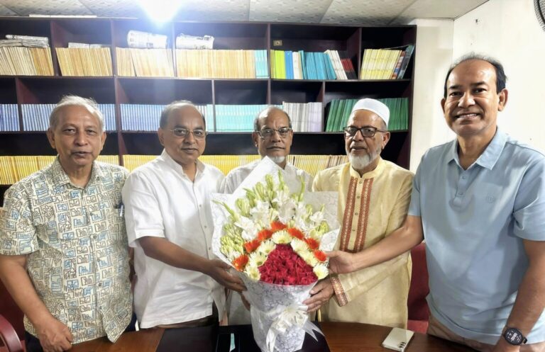 রাজশাহী অ্যাসোসিয়েশনের শুভেচ্ছায় শিক্ত চেম্বারের নতুন সভাপতি