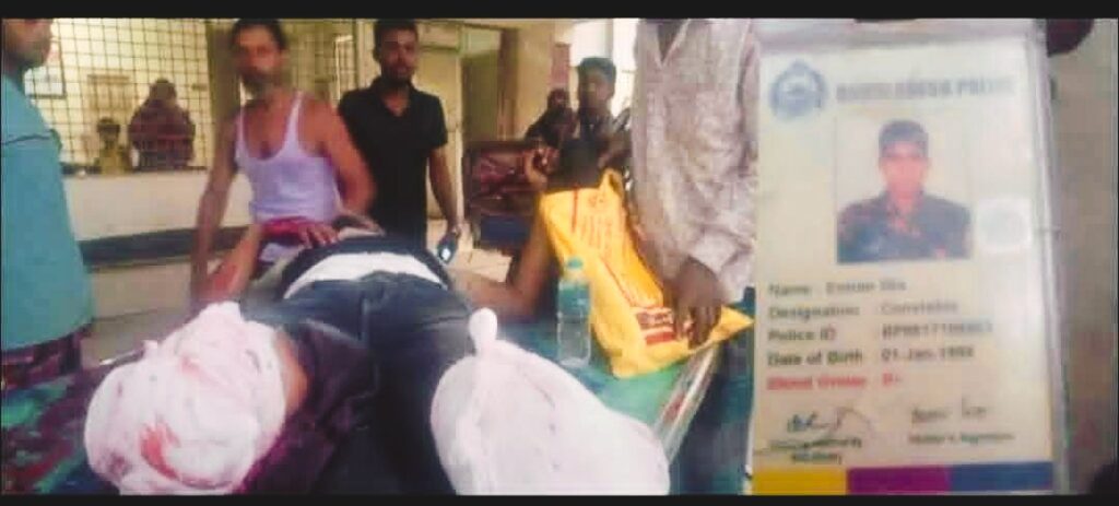 নওগাঁয় চলন্ত ট্রেন থেকে নামতে গিয়ে দুই পা বিচ্ছিন্ন কনস্টেবলকে পাঠালেন ঢাকায়