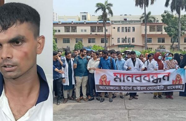 রামেক হাসপাতালে উত্তপ্ত পরিস্থিতি: প্রতিবাদ করায় সেনাসদস্যকে মারধর, উল্টো নাটকীয়তায় ইন্টার্নদের কর্মবিরতি