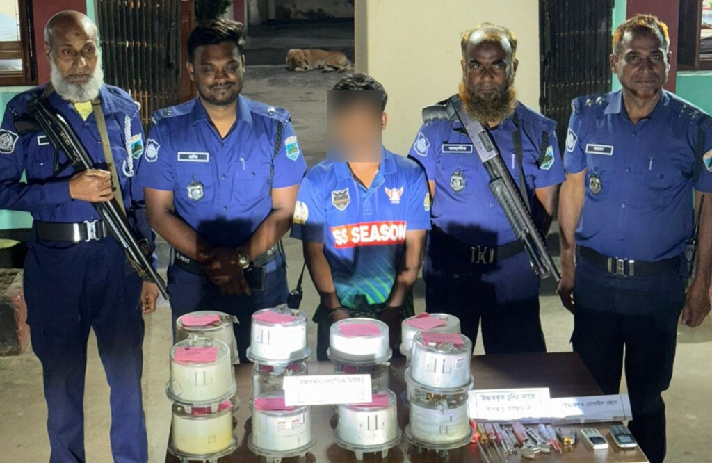 বাগমারায় চুরি হওয়া ১৪ বৈদ্যুতিক মিটার উদ্ধার, গ্রেপ্তার ১