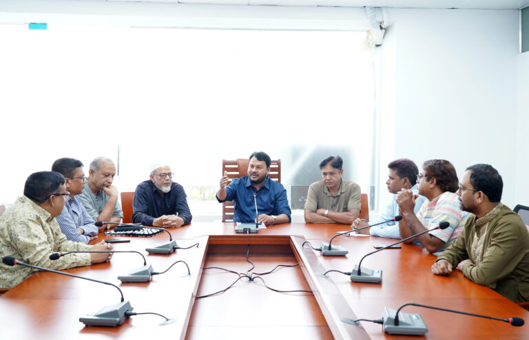 রাজশাহী এডিটরস ফোরামের সাথে রাসিক প্রশাসকের মতবিনিময়
