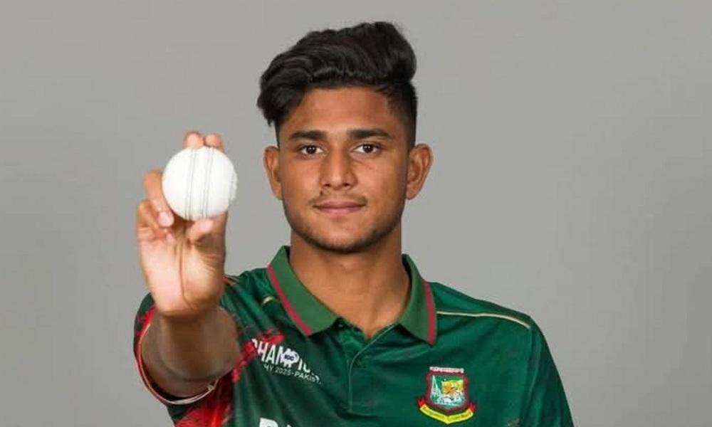 আইসিসির মাসসেরা ক্রিকেটার বাংলাদেশের নাহিদ রানা
