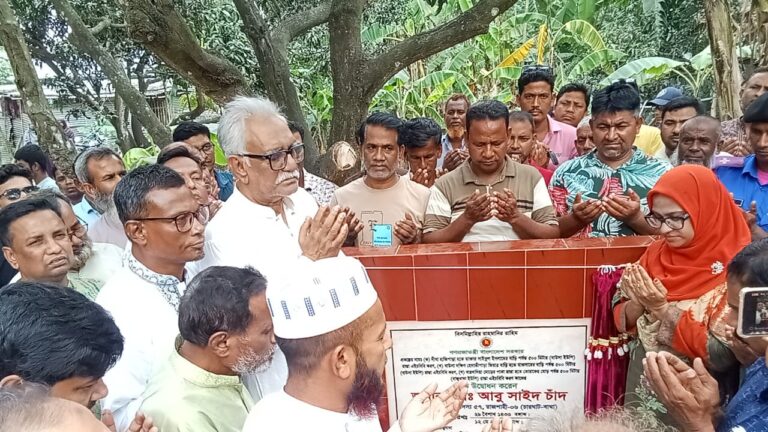 প্রত্যন্ত অঞ্চলে কাঁচা রাস্তা থাকবে  না: এমপি চাঁদ