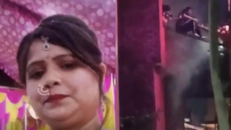 কাপড়ে বেঁধে-মই দিয়ে সন্তানদের বাঁচালেও শেষরক্ষা হলো না মায়ের