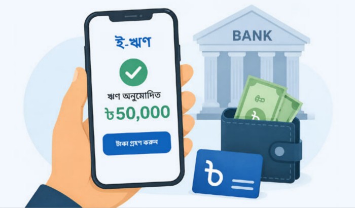ঘরে বসেই মিলবে ব্যাংক ঋণ চালু হচ্ছে ‘ই-লোন’ সেবা