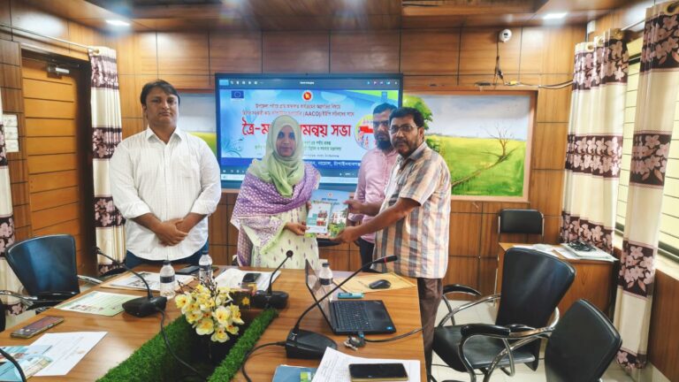 নাচোলে গ্রাম আদালত কার্যক্রমের অগ্রগতি বিষয়ক সমন্বয় সভা