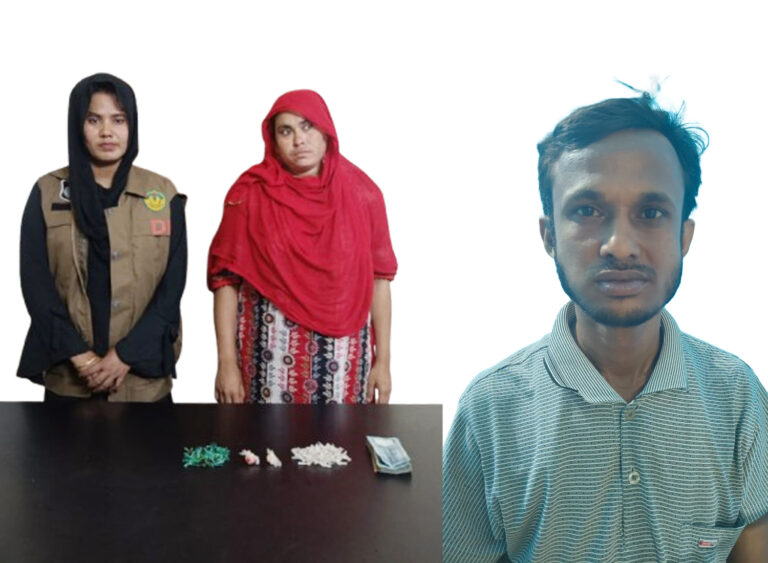 নগরীতে মাদক বিরোধী অভিযানে নারীসহ আটক ২