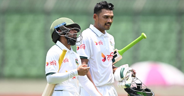 মিরপুর টেস্টে প্রথম দিন শেষে চালকের আসনে বাংলাদেশ