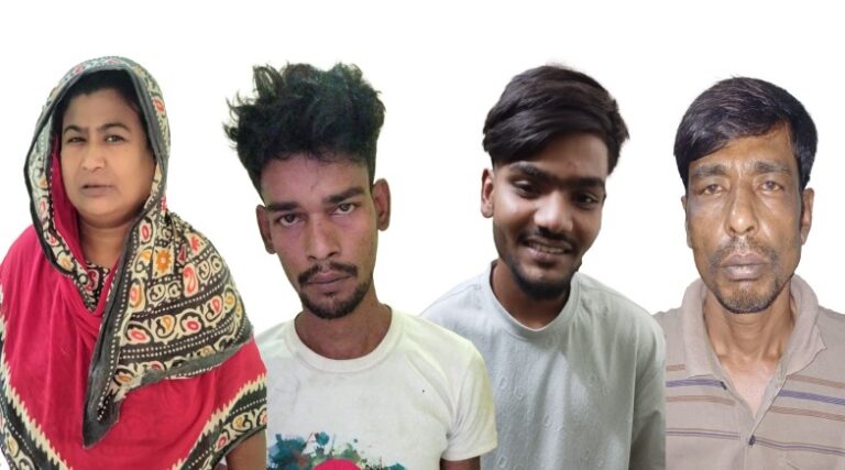 রাজশাহীতে আরএমপি’র মাদকবিরোধী অভিযানে নারীসহ ৪ জন মাদক ব্যবসায়ী গ্রেপ্তার