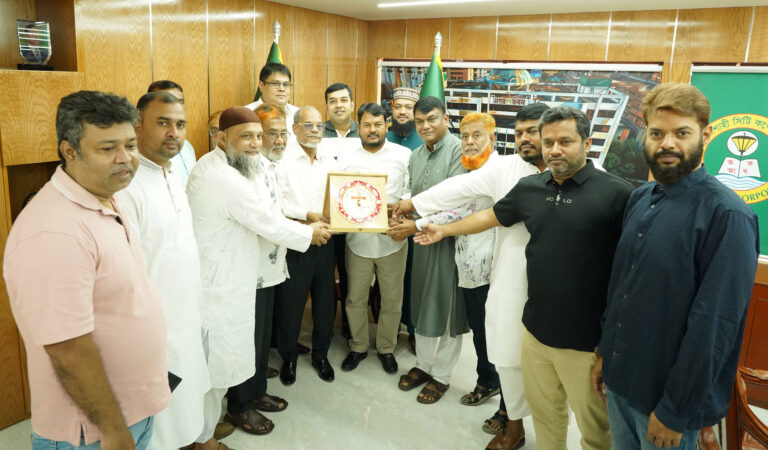 নগরীর উন্নয়ন ও গুরুত্বপুর্ন বিষয় নিয়ে মতবিনিময় রাসিক প্রশাসকের সাথে চেম্বারের নবনির্বাচিত নেতৃবৃন্দের সাক্ষাৎ