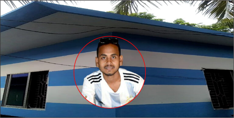 বাগমারায় আর্জেন্টিনার পতাকার সাজে ভক্তের বাড়ি