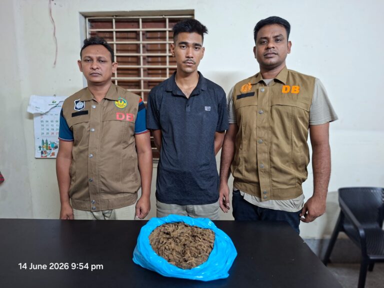 নগরীতে মাদকবিরোধী অভিযানে আটক ১