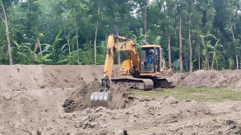 পুঠিয়ায় তিন ফসলি জমিতে পুকুর খননের হিড়িক