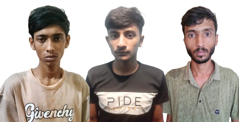 নগরীতে মাদকবিরোধী অভিযানে আটক ৩