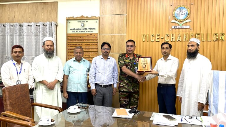 রুয়েটের উপাচার্যের সাথে বিএইউইটির উপাচার্যের সৌজন্য সাক্ষাত