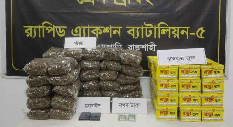 নগরীতে ২০ কেজি গাঁজাসহ দুই মাদক কারবারি গ্রেপ্তার