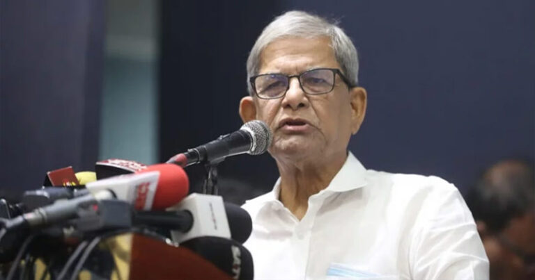 রাষ্ট্রপতি দলীয় নাকি বাইরে থেকে সিদ্ধান্ত বিএনপির বৈঠকে : মির্জা ফখরুল