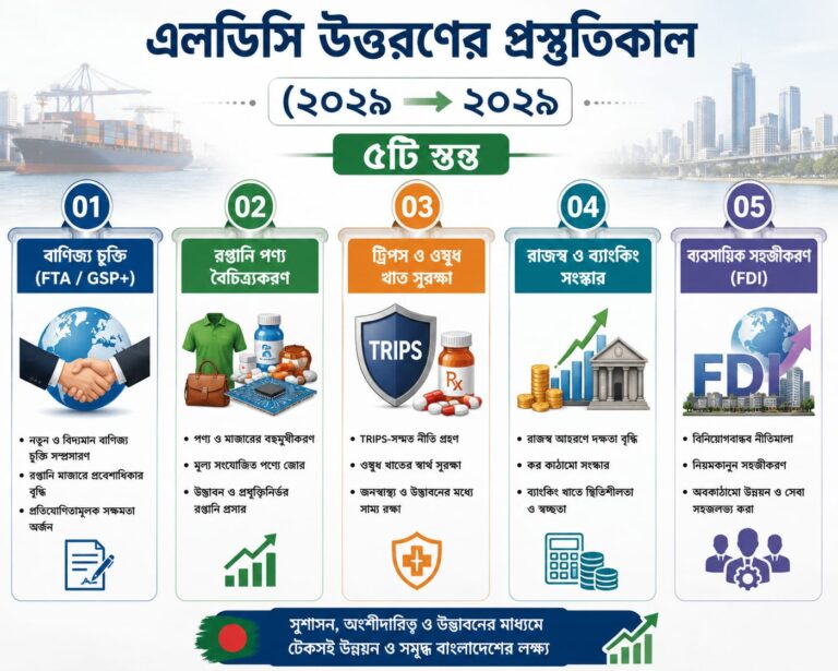 এলডিসি উত্তরণ: প্রস্তুতির সময় কেন জরুরি