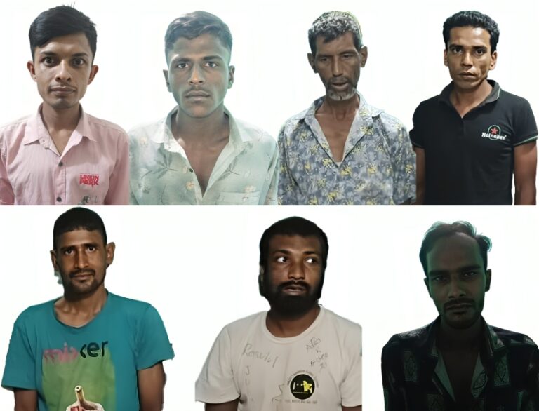 নগরীতে পুলিশের অভিযানে ৮ মাদক কারবারি আটক