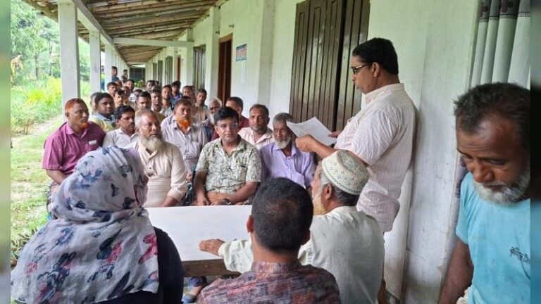 মান্দায় প্রকাশ্য নিলামে কর্তন সামাজিক বনায়নের গাছ