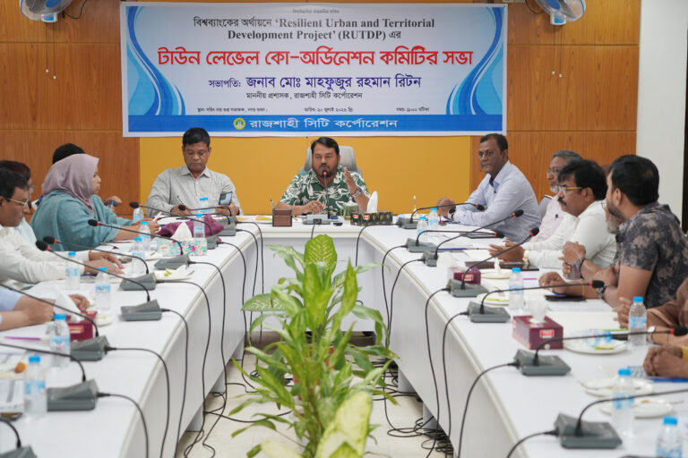নাগরিকদের মতামতের ভিত্তিতে আগামীর উন্নয়ন কাজ বাস্তবায়ন করা হবে : রাসিক প্রশাসক