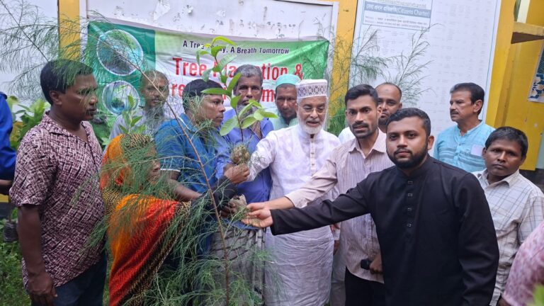 বৃক্ষরোপণে সবুজ বিপ্লব ঘটিয়ে বাসযোগ্য পৃথিবী গড়ার প্রত্যয়