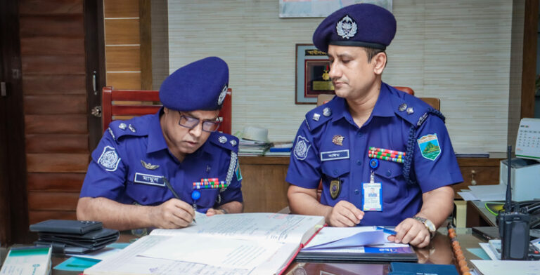 রাজশাহী জেলা পুলিশ সুপারের যোগদান