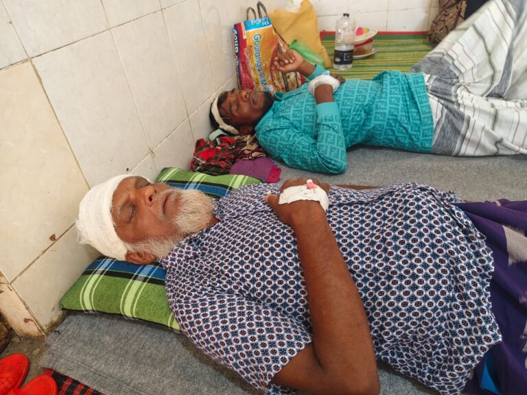 পোরশায় জমি সংক্রান্ত সালিশে মারামারি, ইউপি সদস্যসহ আসামিদের হামলায় আহত ৫