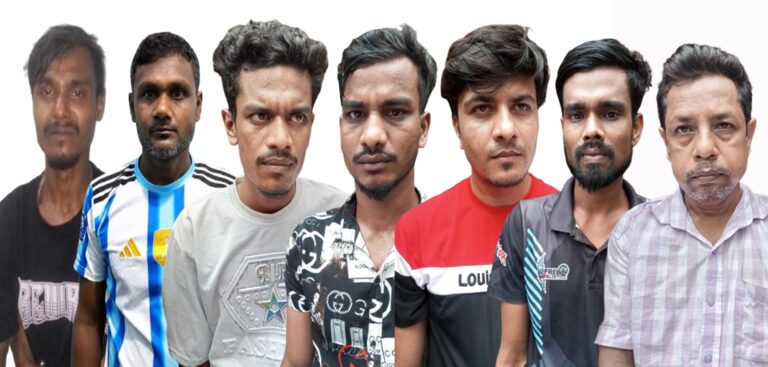 নগরীতে মাদকবিরোধী অভিযানে  ৮ মাদক ব্যবসায়ী গ্রেপ্তার