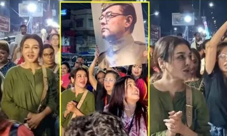 কলকাতার রাজপথে মিছিলে নেমে তোপের মুখে জয়া