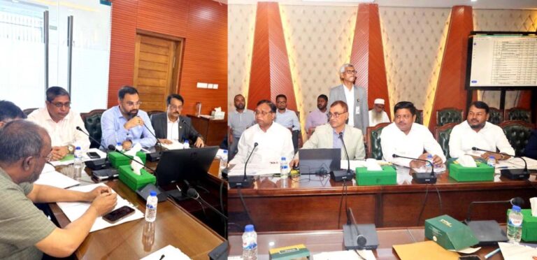 নগরীতে খেলার মাঠের  সুব্যবস্থাকরণের লক্ষ্যে প্রধানমন্ত্রীর মুখ্য সচিবের সভা