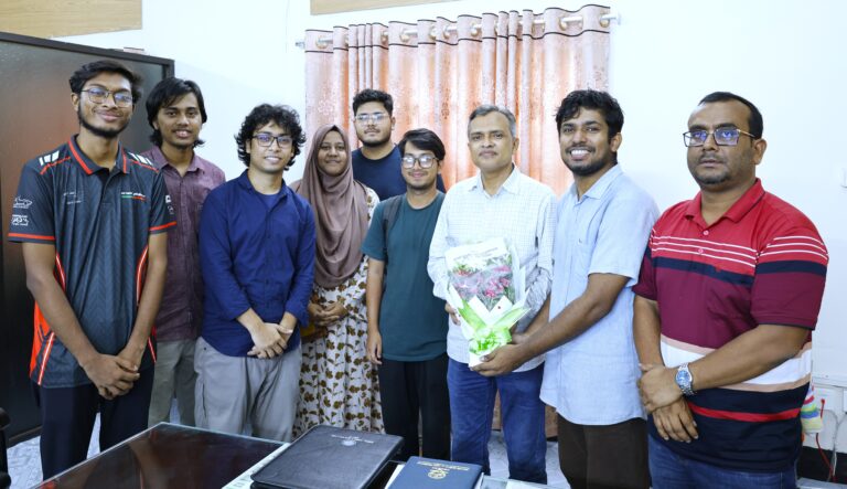 রুয়েটের উপ-উপাচার্যের সাথে ডিবেট ক্লাবের সৌজন্য সাক্ষাৎ