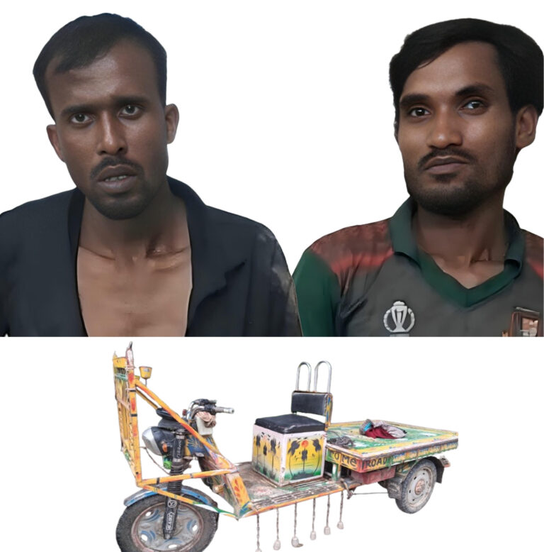 পবায় চুরি যাওয়া ভ্যান ৭২ ঘণ্টার মধ্যে উদ্ধার, গ্রেপ্তার ২