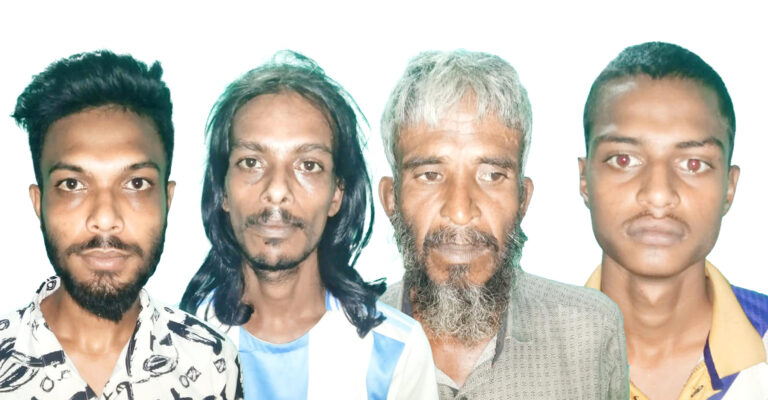 নগরীতে গাঁজা সেবনের অভিযোগে ৪ জন গ্রেপ্তার