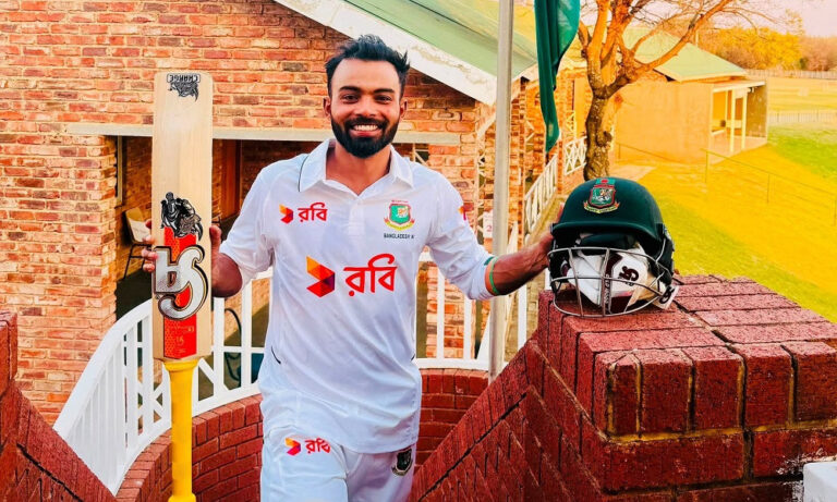 ট্রিপল সেঞ্চুরি করে বাংলাদেশের  টেস্ট দলে ফিরলেন হৃদয়