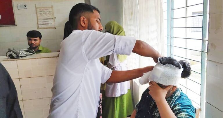 ডেঙ্গু পরীক্ষার তথ্য চাওয়ায় নারীকে মারধরের অভিযোগ