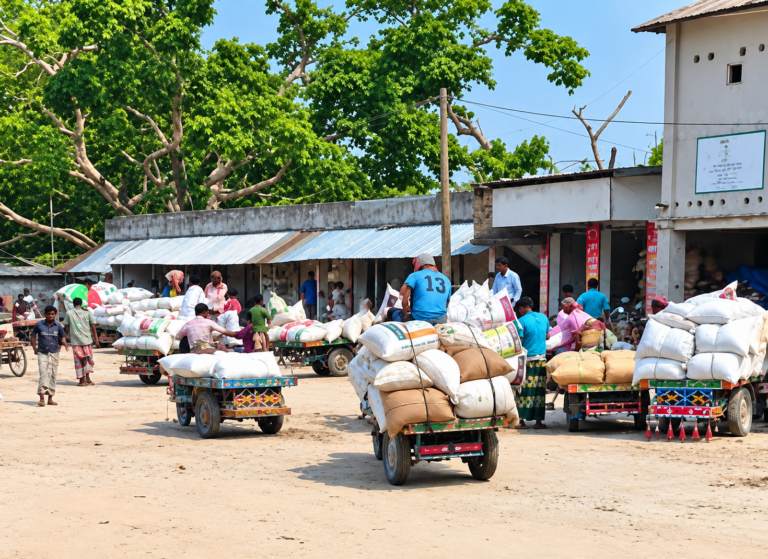 তানোরে ৬০০ টাকা মন ধান