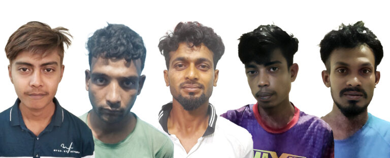 নগরীতে মাদকবিরোধী অভিযানে গ্রেপ্তার ৬