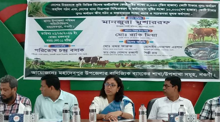 মহাদেবপুরে কর্মসংস্থান  সৃষ্টির লক্ষ্যে কর্মশালা