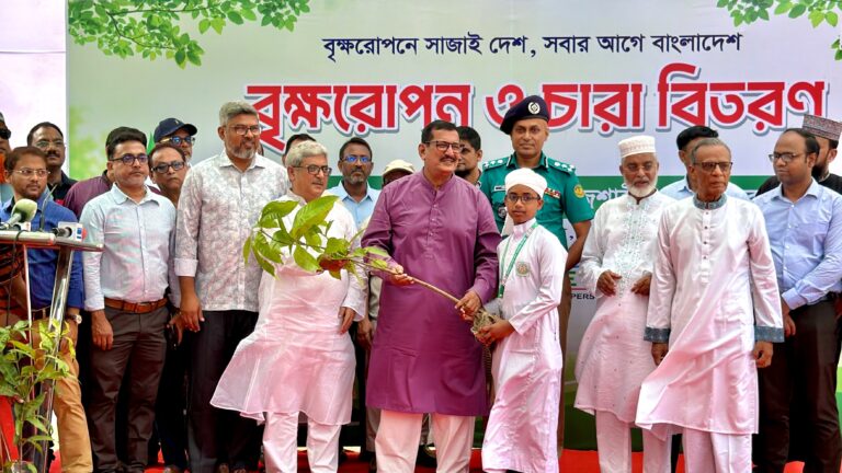 পরিবেশের ভারসাম্য রক্ষায় বেশি বেশি বৃক্ষরোপণ করতে হবে: ভূমিমন্ত্রী  মিনু