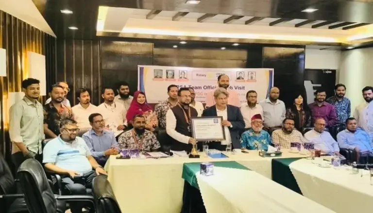 নগরীতে রোটারি ক্লাবের আনুষ্ঠানিক পরিদর্শন