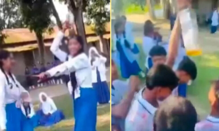বড়াইগ্রামে স্কুলের মাঠে মদের বোতল হাতে শিক্ষার্থীদের নাচানাচি, নেপথ্যে কী