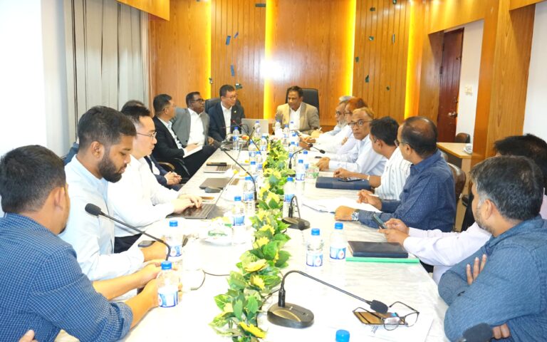 বিএমডিএ কর্তৃপক্ষের সাথে চীনা প্রতিষ্ঠানের সাক্ষাৎ