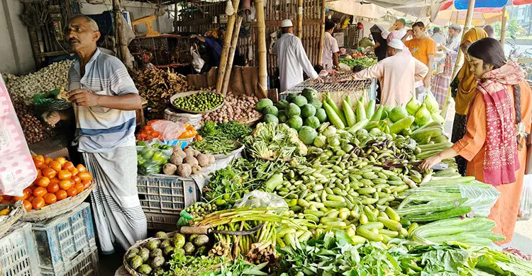 রাজশাহীর বাজারে প্রচুর শীতকালীন  সবজি, দাম বেশ চড়া